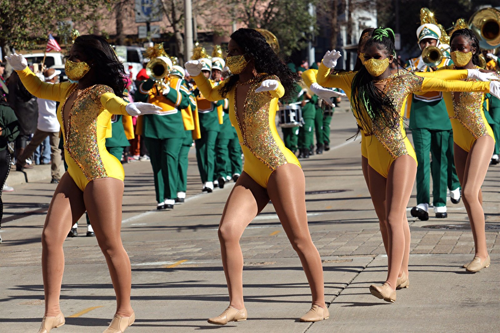 Youth Majorette and Drill Team Dancers
