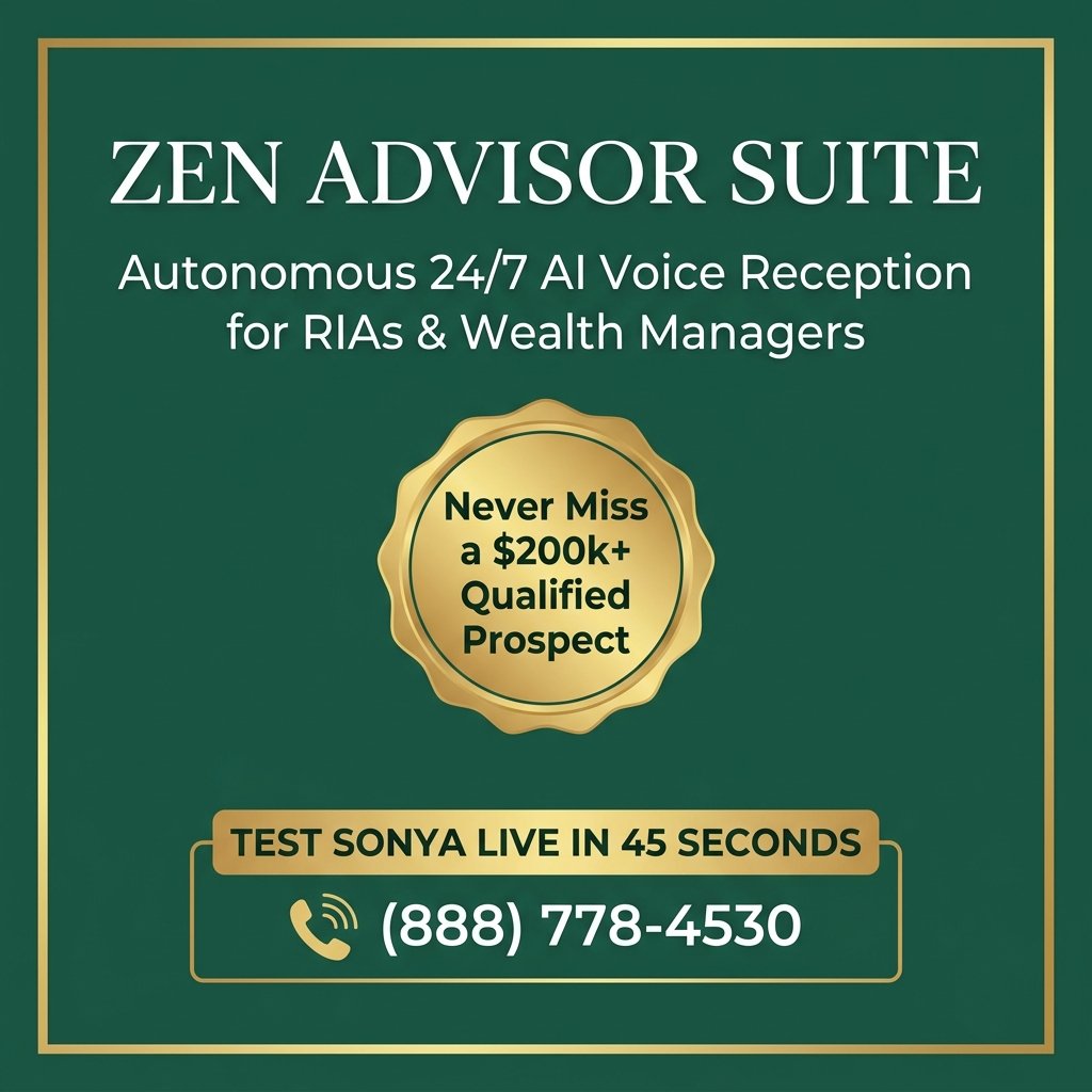 Zen Advisor Suite - Sonya 24/7 Voice AI